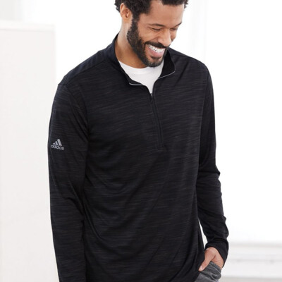 Lightweight Mélange Quarter-Zip Pullover Thumbnail