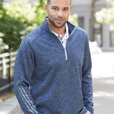 Brushed Terry Heathered Quarter-Zip Pullover Thumbnail