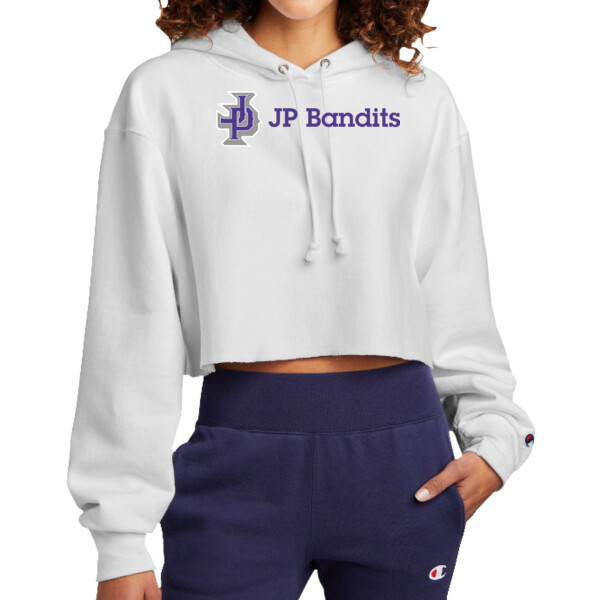 JP - Premium Cropped Cut Off Hooded Sweatshirt Thumbnail