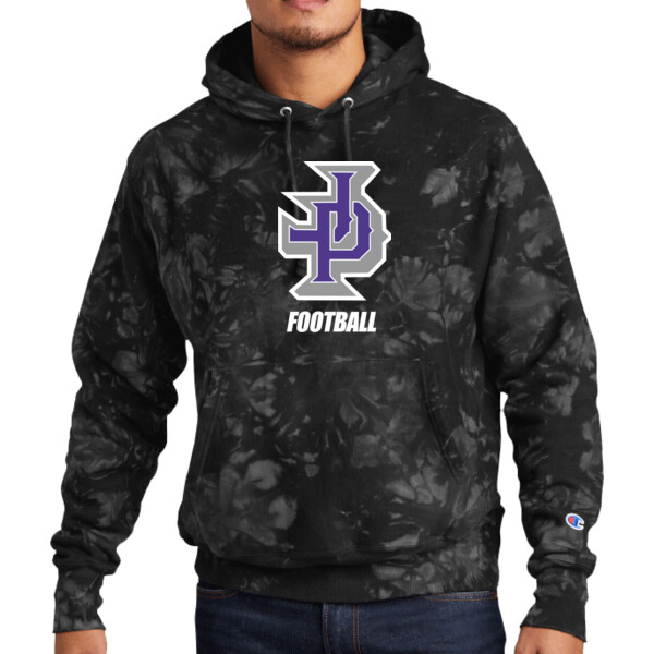 JP Bootball - Premium Scrunch Dye Tie Dye Hooded Sweatshirt Thumbnail