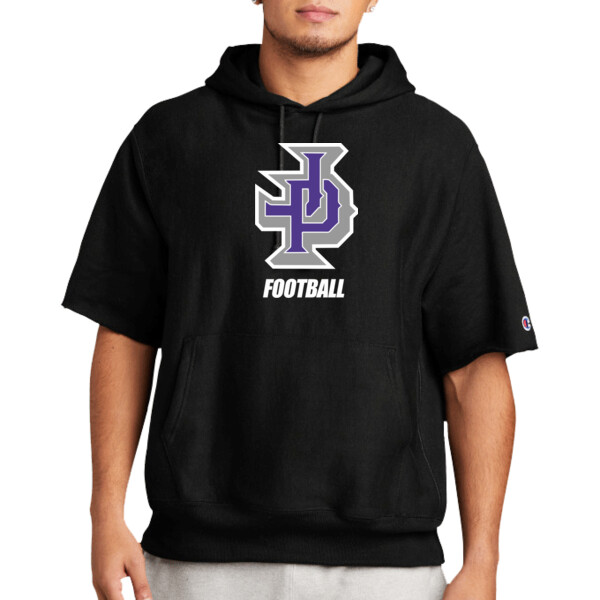 JP Bootball - Premium Short Sleeve Hooded Sweatshirt Thumbnail