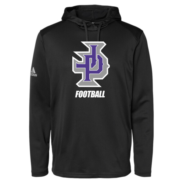 JP Bootball - Textured Mixed Media Hooded Sweatshirt Thumbnail